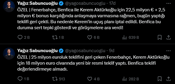 Fenerbahçe, Kerem Aktürkoğlu İçin Teklifini Geri Çekti: Yeni Pazarlık Süreci Başladı!