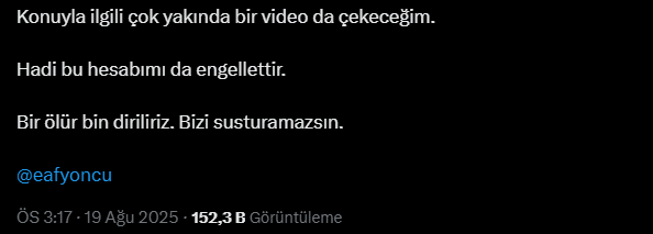 Furkan Bölükbaşı: “Türk-Türkiyeli Tartışmasına Yönelik Eleştirilerim Yüzünden Engellendim”