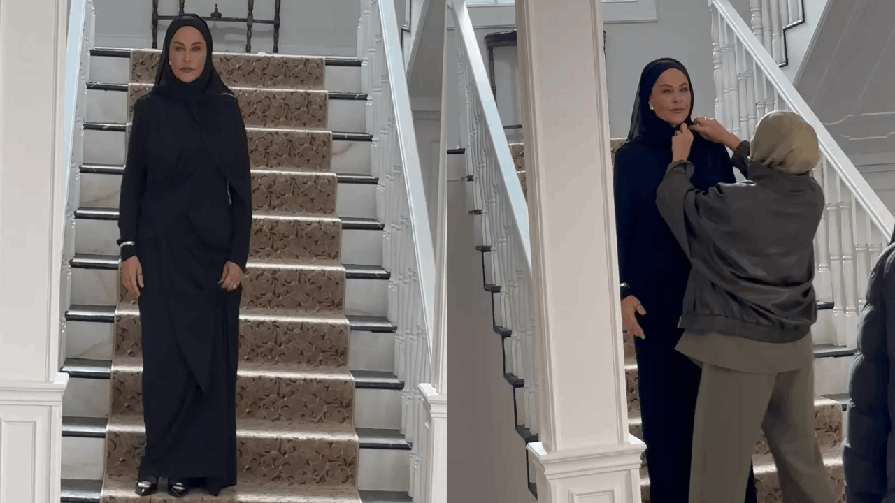 Hülya Avşar, Londra’daki Dizisinde Tesettüre Girerek İmaj Değişikliğini Gündeme Taşıdı