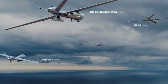 GA-ASI, MQ-9B İnsansız Hava Araçlarına Uzun Menzilli Silah Entegrasyonu Başlatıyor