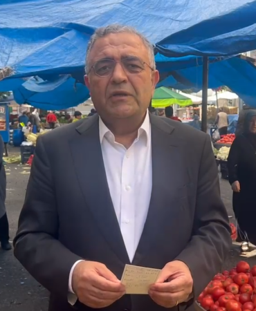 Milletvekili Sezgin Tanrıkulu Diyarbakır Pazarında Enflasyon ve Hayat Pahalılığına Dikkat Çekti