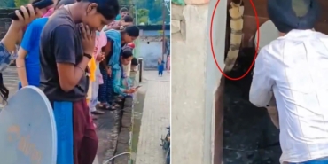 Hindistan'da Bir Evin Klozetinde Görülen Dev Kobra Paniğe Neden Oldu