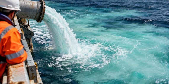 İngiltere’de Bilim İnsanları Deniz Suyuna Alkali Madde Ekleyerek Karbondioksit Deneyi Yaptı
