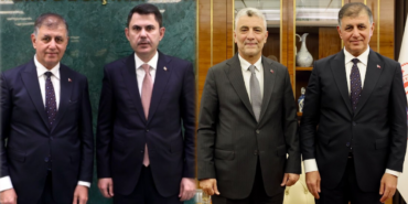 İzmir Büyükşehir Belediye Başkanı Cemil Tugay Ankara'da İki Bakanı Ziyaret Etti